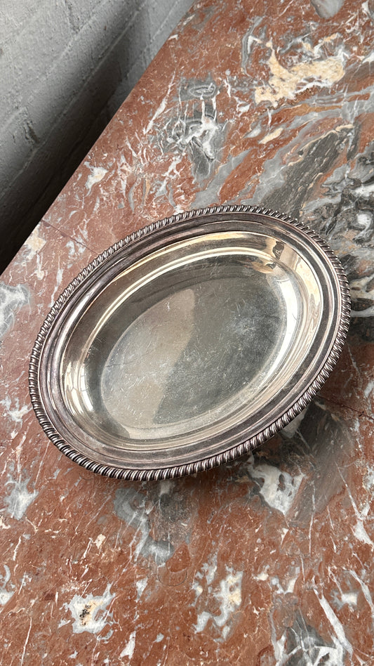 Vintage Sheffield Silver Serving Platter