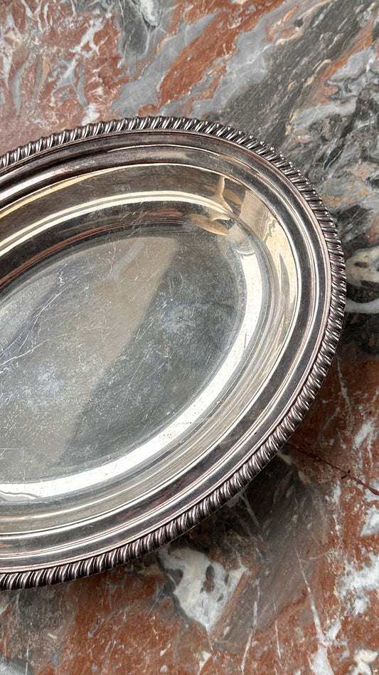 Vintage Sheffield Silver Serving Platter