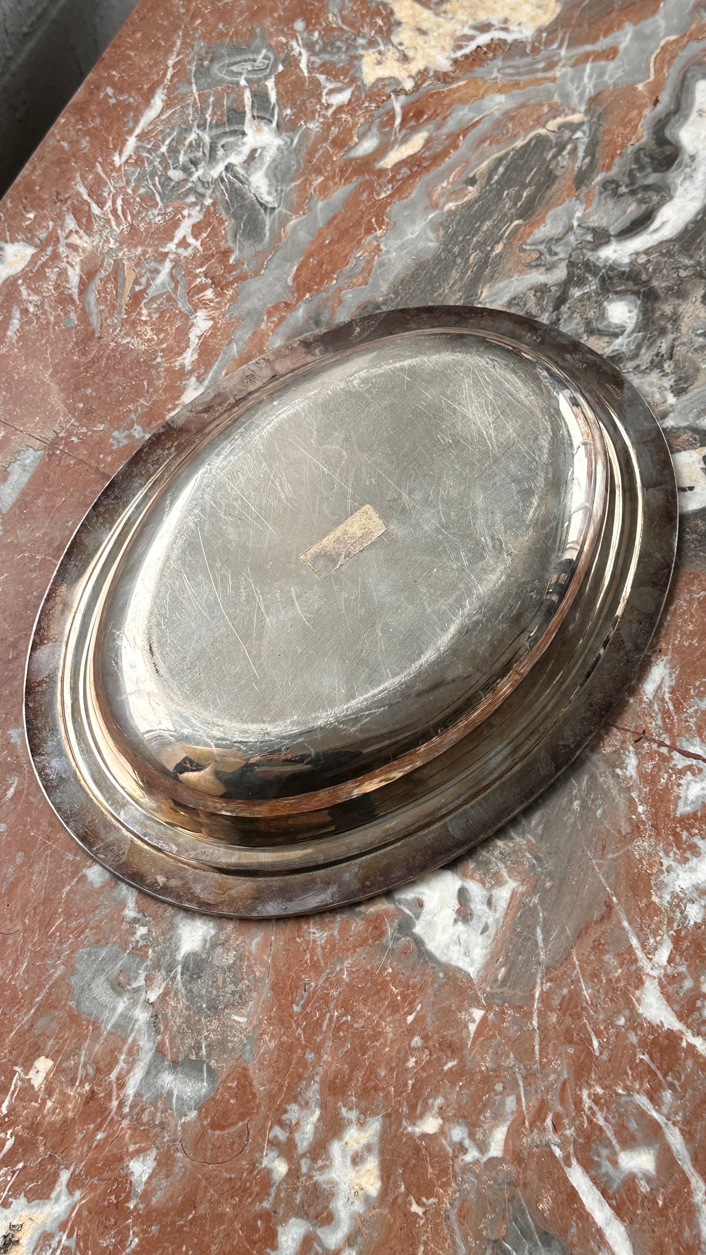 Vintage Sheffield Silver Serving Platter