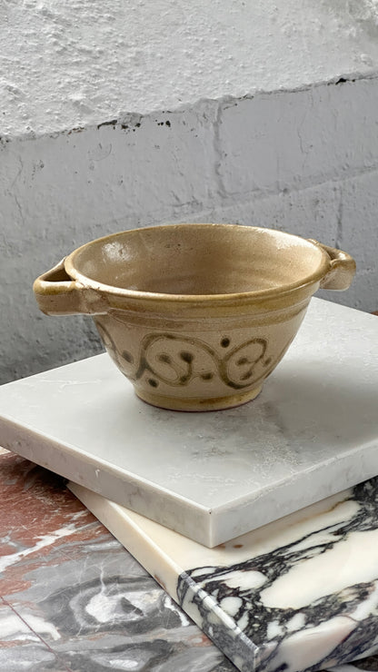 Mexican Ceramic Bowl with Handles