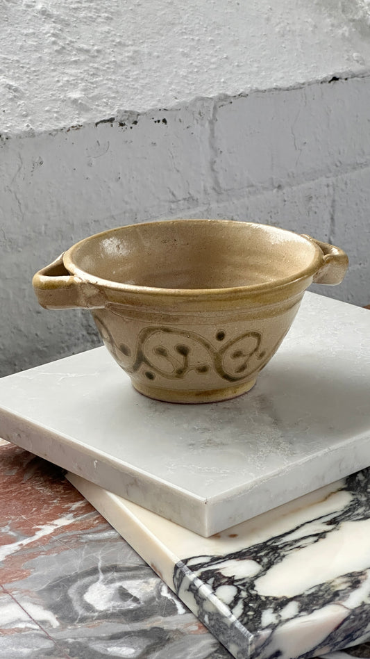 Mexican Ceramic Bowl with Handles