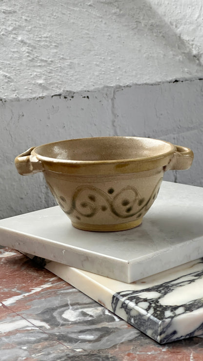 Mexican Ceramic Bowl with Handles