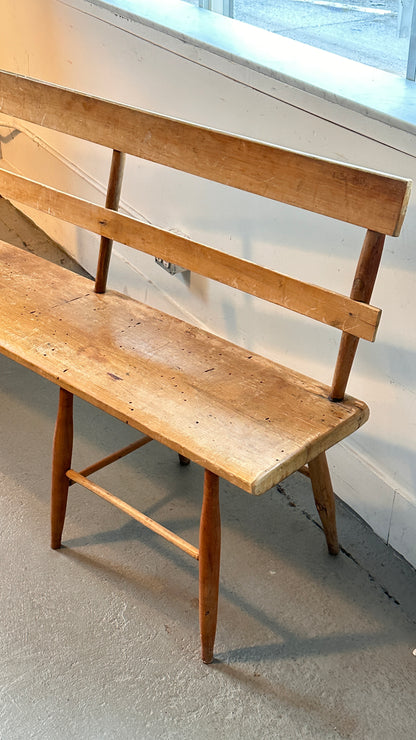 Antique Pine Bench