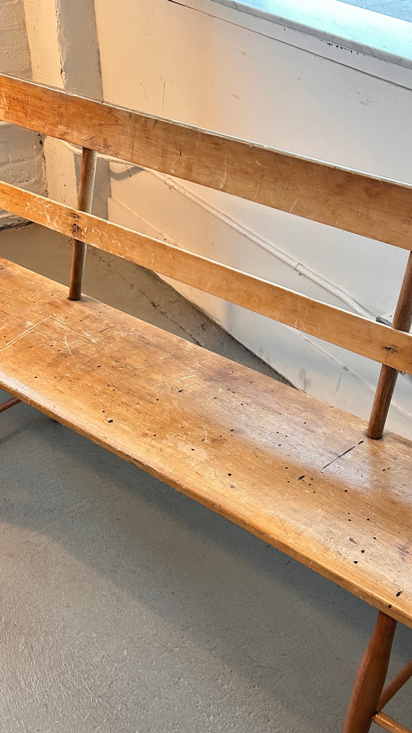 Antique Pine Bench