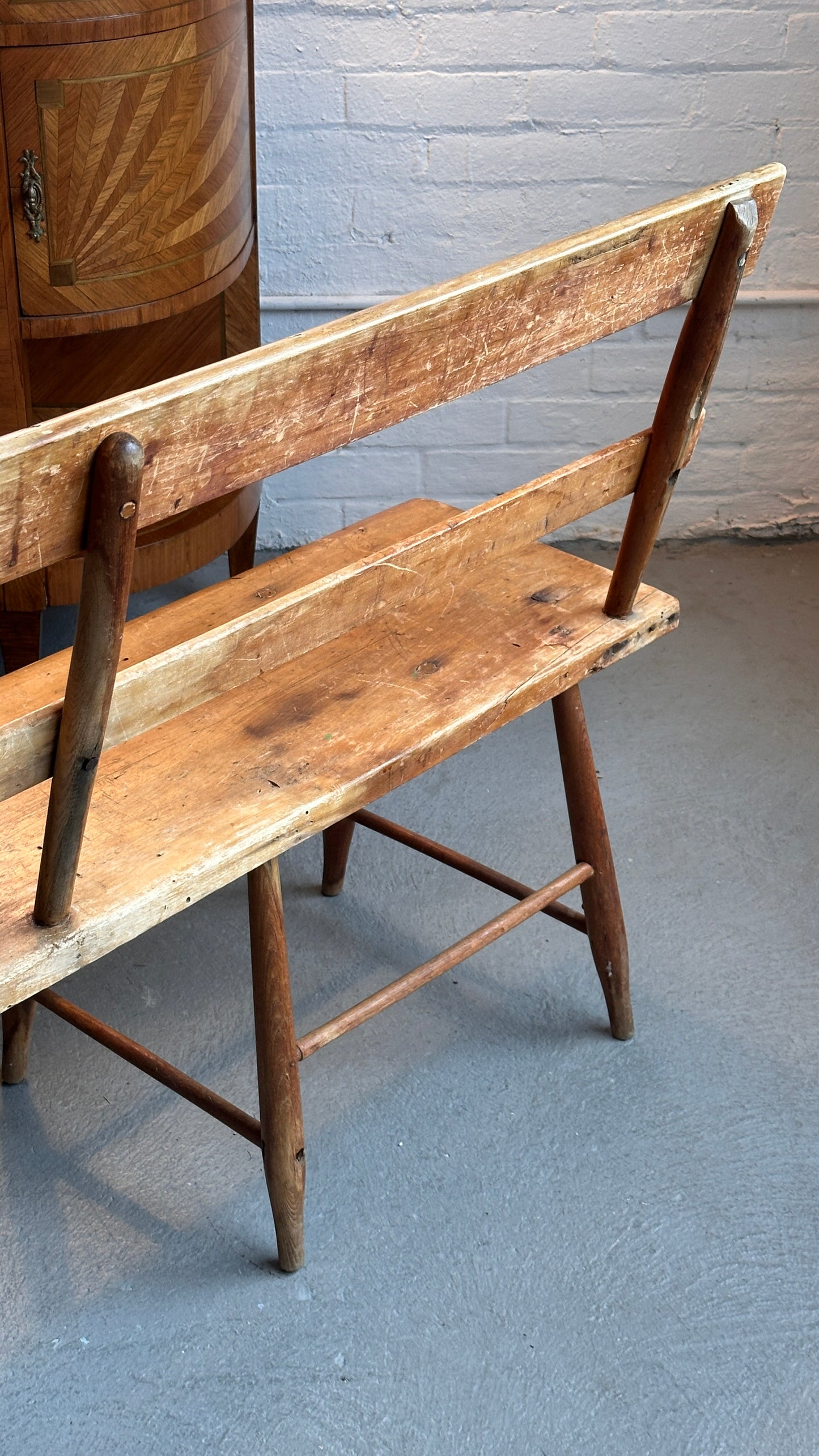 Antique Pine Bench