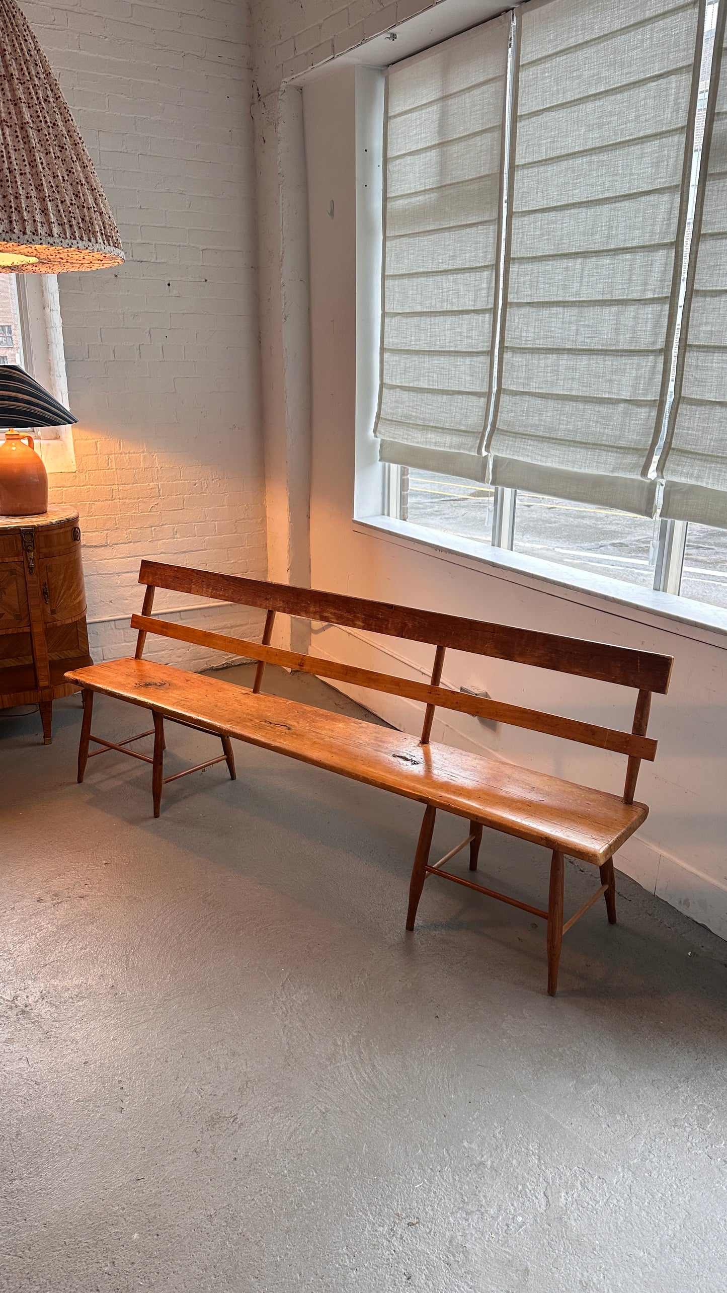 Antique Pine Bench