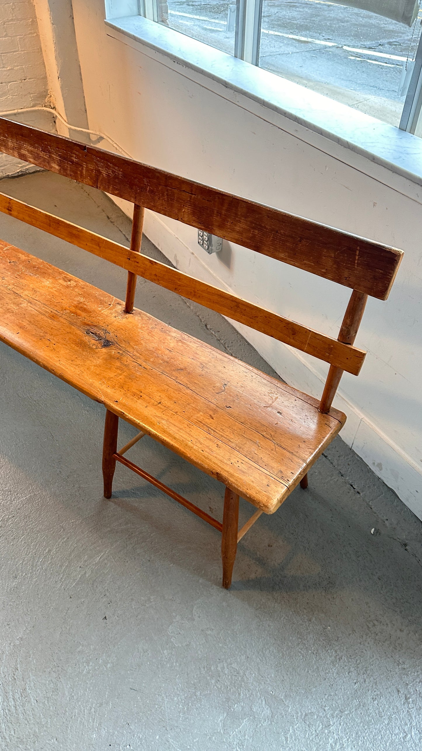 Antique Pine Bench