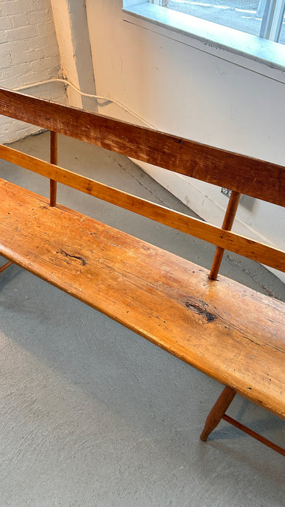 Antique Pine Bench