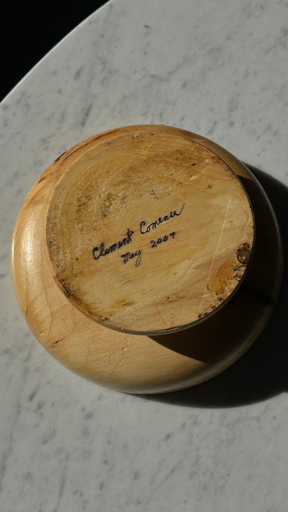 Turned Wooden Bowl