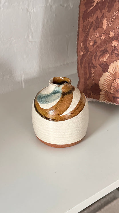 Stoneware Bud Vase by Gordon Cohen, Salem Ontario