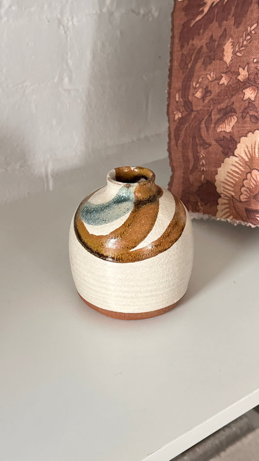 Stoneware Bud Vase by Gordon Cohen, Salem Ontario