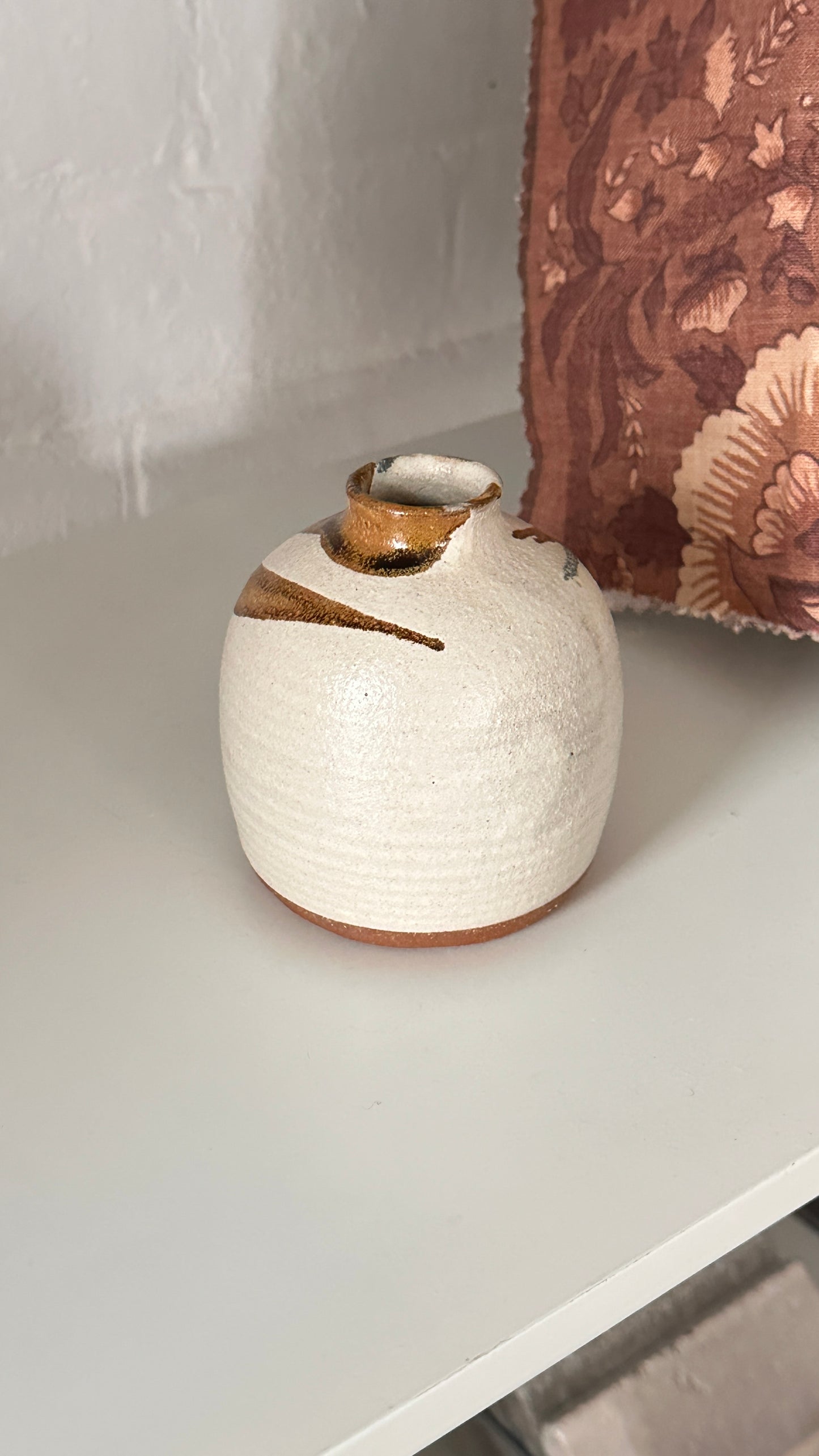Stoneware Bud Vase by Gordon Cohen, Salem Ontario