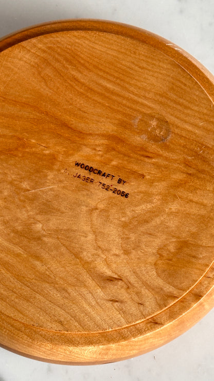 Handmade Wooden Bowl by A. Jager