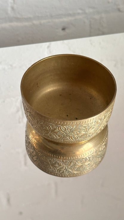 Engraved Brass Bowl