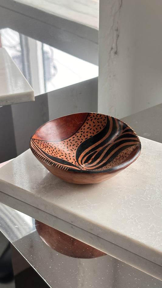 Hand Carved African Wooden Bowl