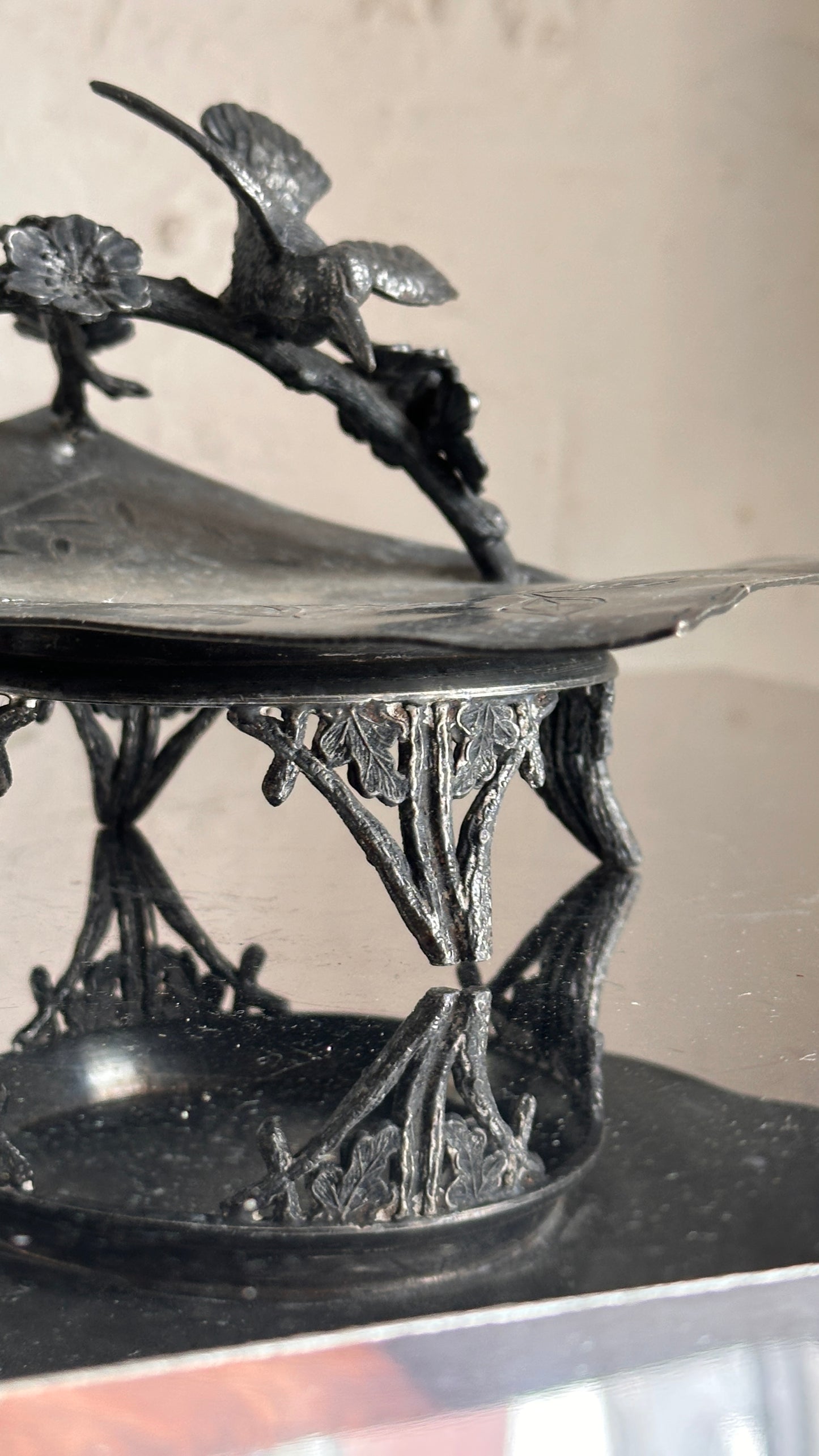 Antique Toronto Silver Plate Company Card Dish