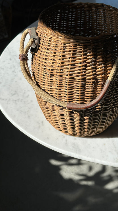 Woven Basket with Handle