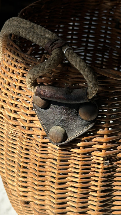 Woven Basket with Handle