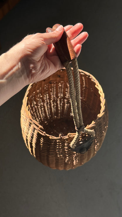 Woven Basket with Handle