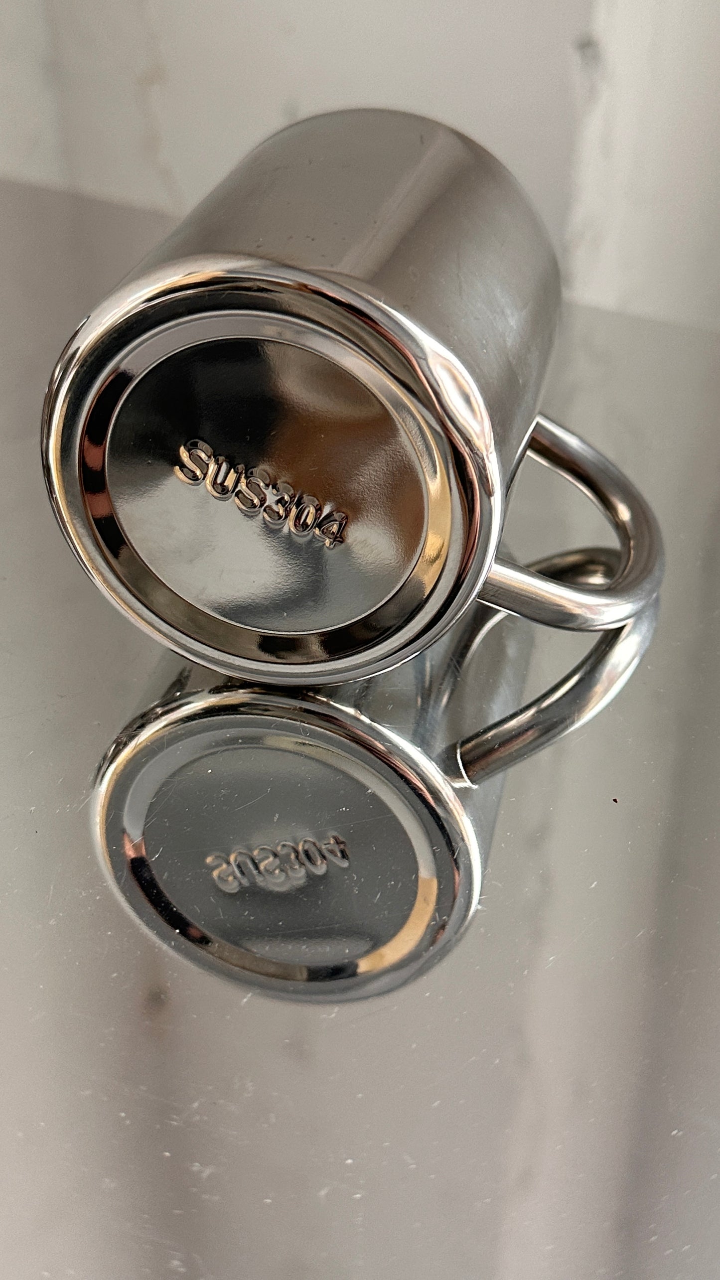 Set of 3 Stainless Barista Cups
