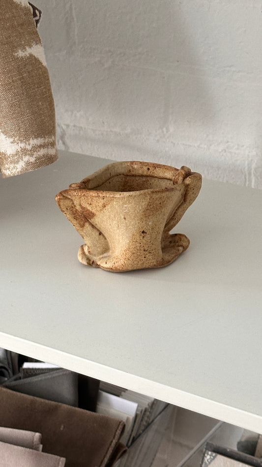 Handmade Pinched Ceramic Vessel
