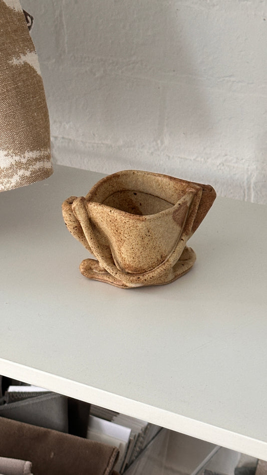 Handmade Pinched Ceramic Vessel
