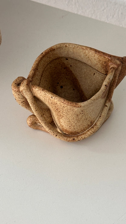 Handmade Pinched Ceramic Vessel