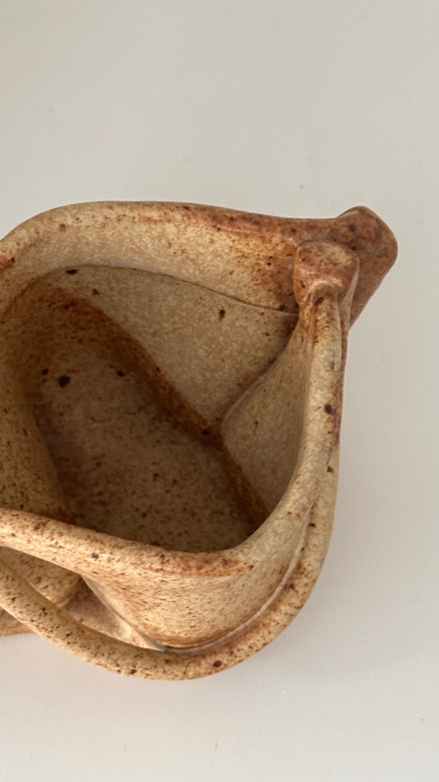Handmade Pinched Ceramic Vessel