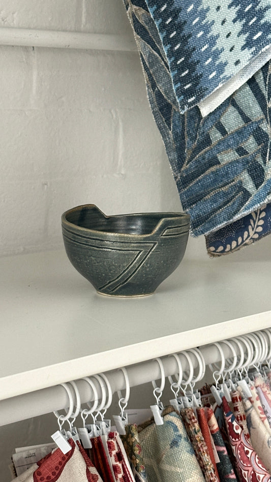 Handmade Ceramic Bowl by G. Fujar