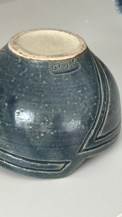 Handmade Ceramic Bowl by G. Fujar