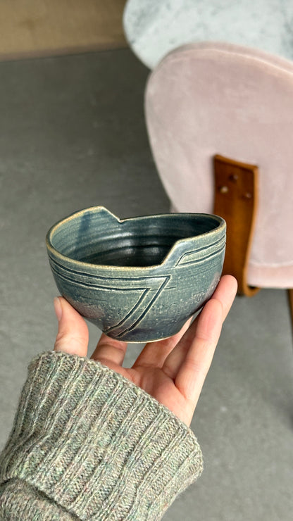 Handmade Ceramic Bowl by G. Fujar