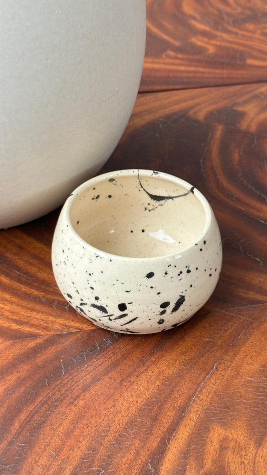 Small Ceramic Splatter Bowl