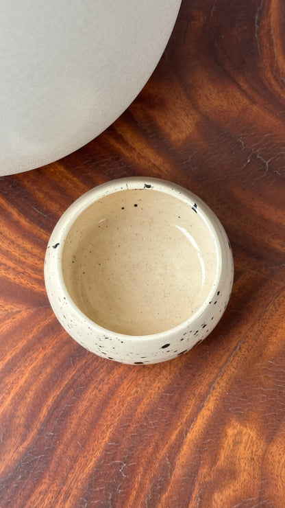 Small Ceramic Splatter Bowl