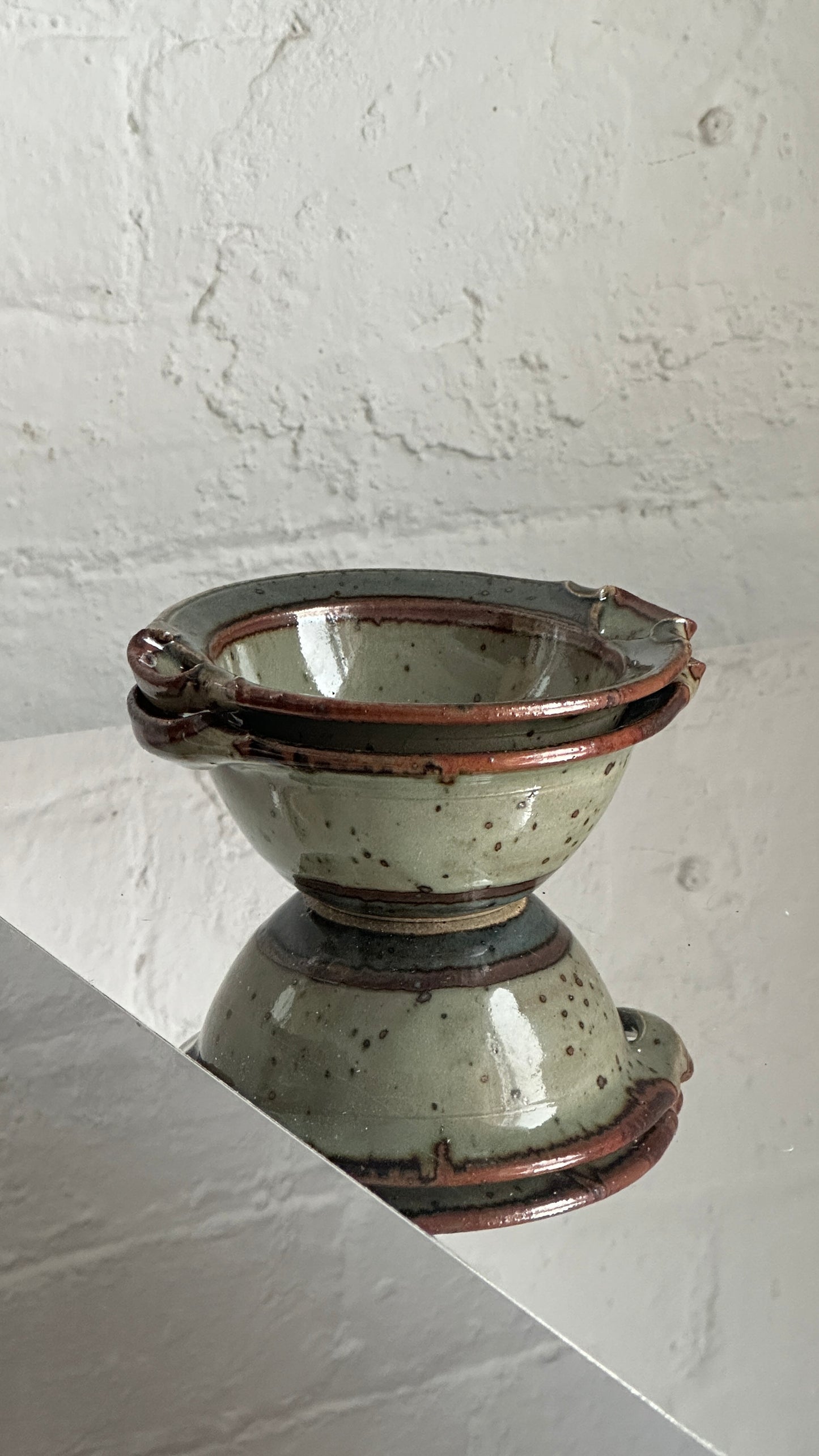 Pair of Ceramic Bowls by David Winkley of Vellow Pottery, England