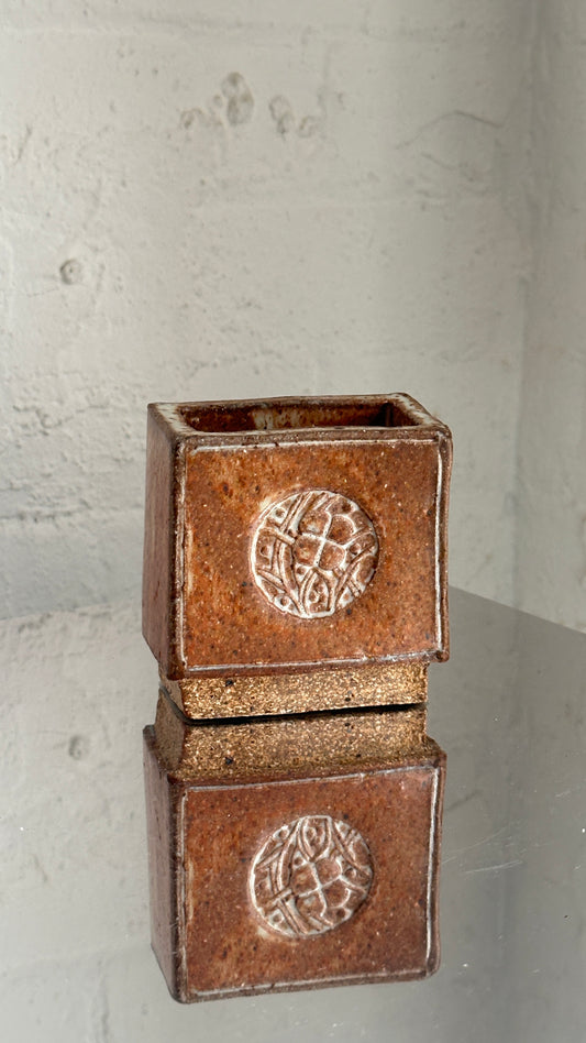 Rectangular Ceramic Vessel