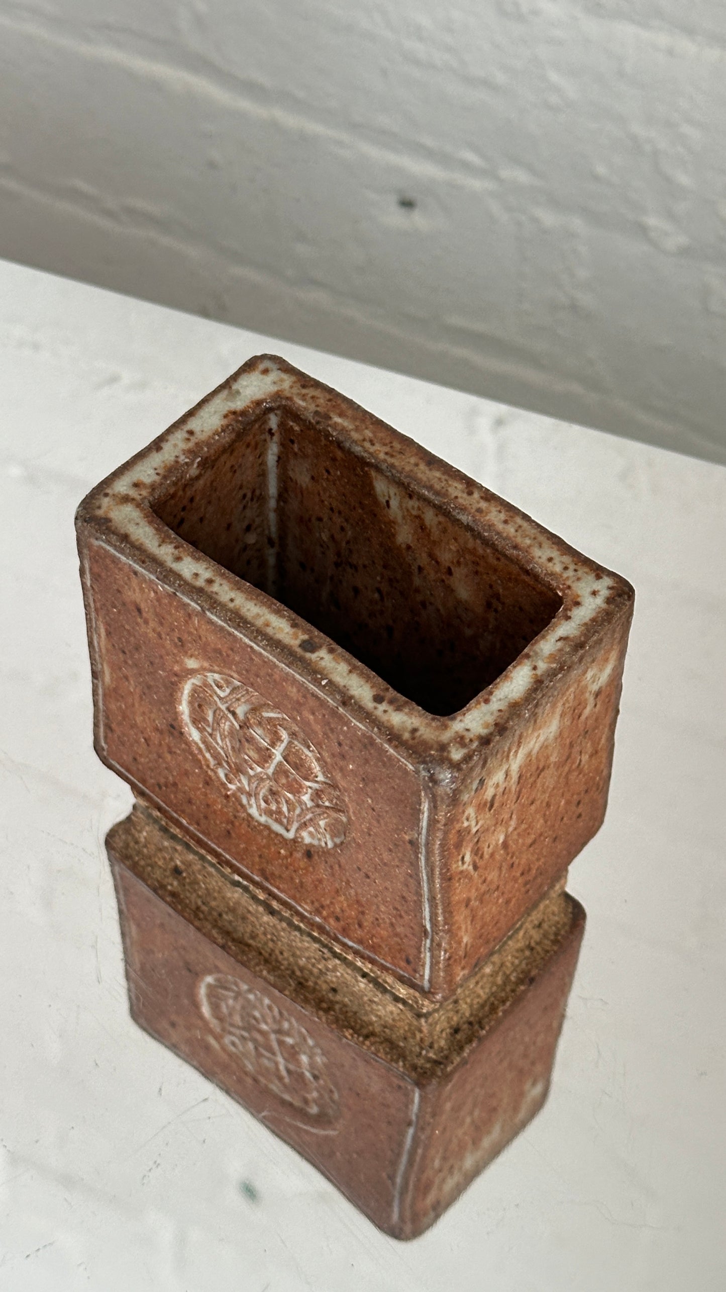 Rectangular Ceramic Vessel