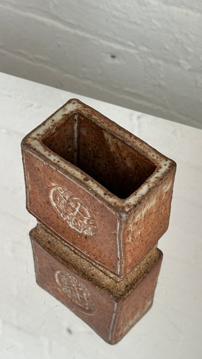 Rectangular Ceramic Vessel
