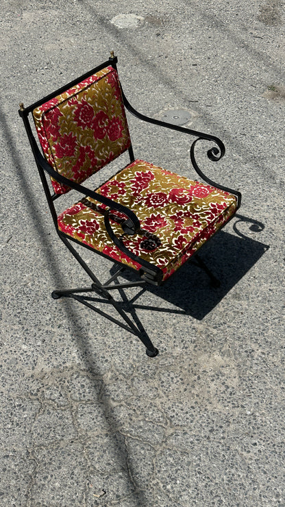 Set of 6 Wrought Iron Chairs