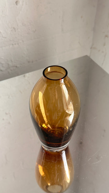 Amber Glass Vase