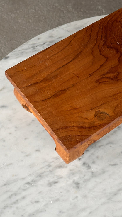 Small Wooden Table for Statue