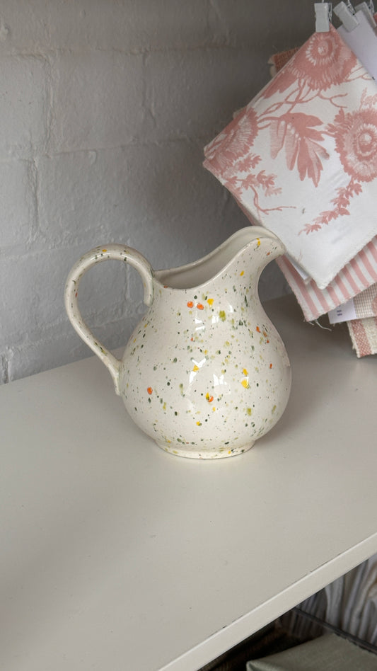 Vintage 1979 Splatter Ceramic Decanter by Joyce