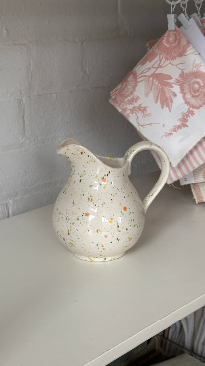 Vintage 1979 Splatter Ceramic Decanter by Joyce