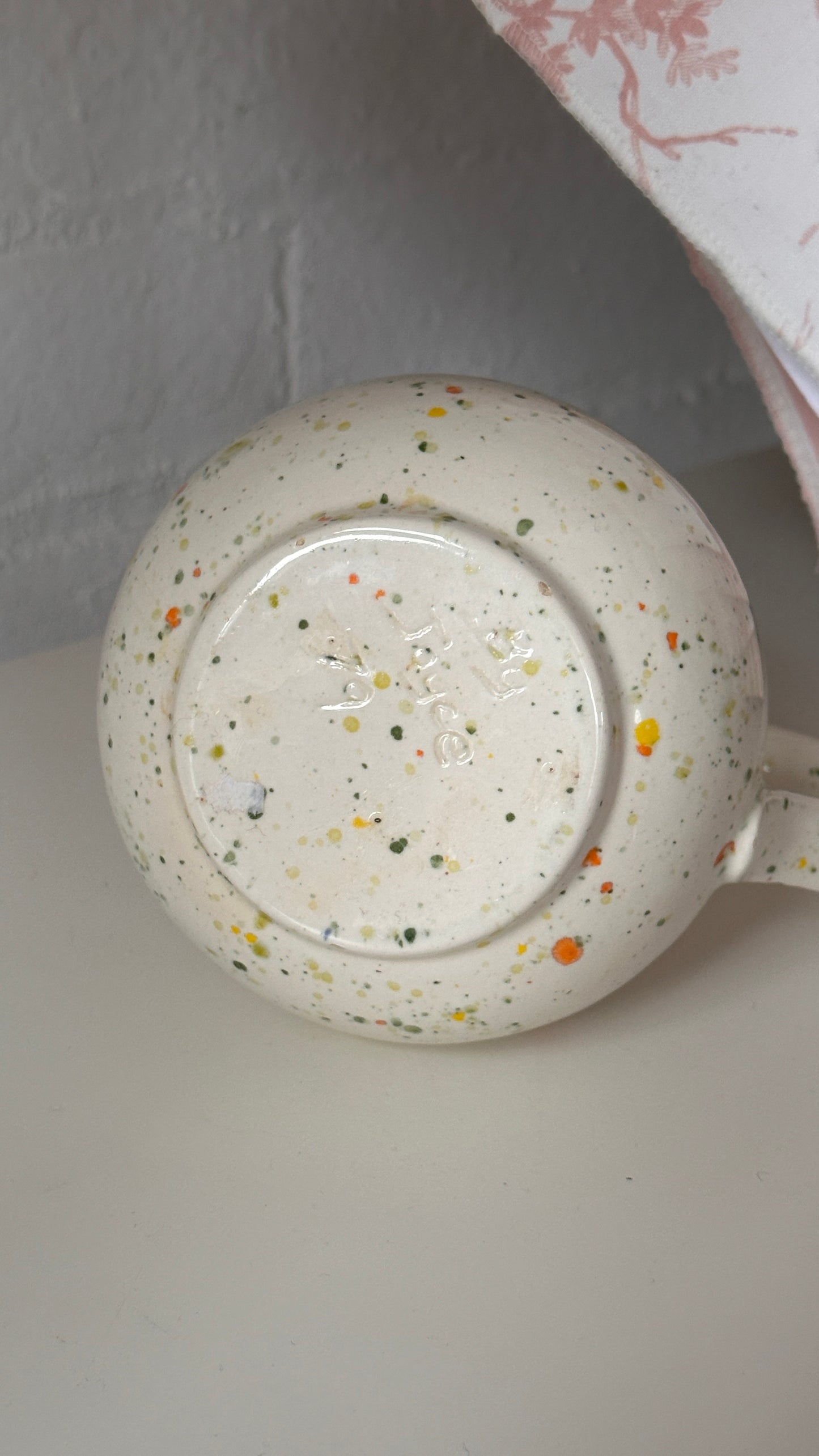 Vintage 1979 Splatter Ceramic Decanter by Joyce