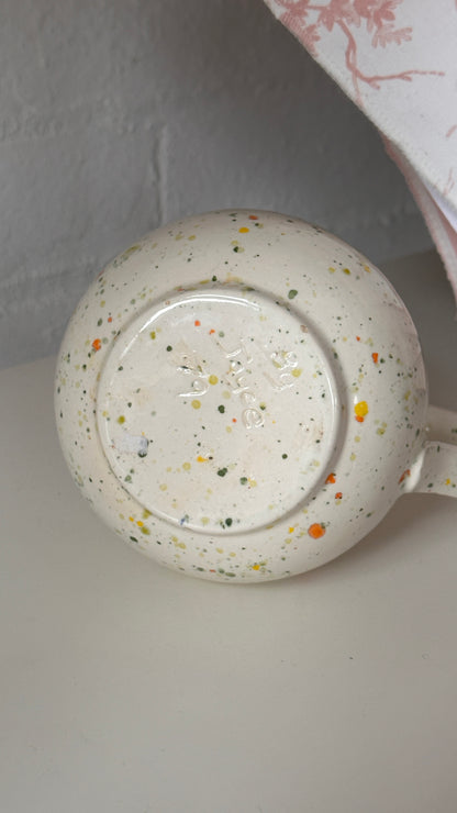 Vintage 1979 Splatter Ceramic Decanter by Joyce