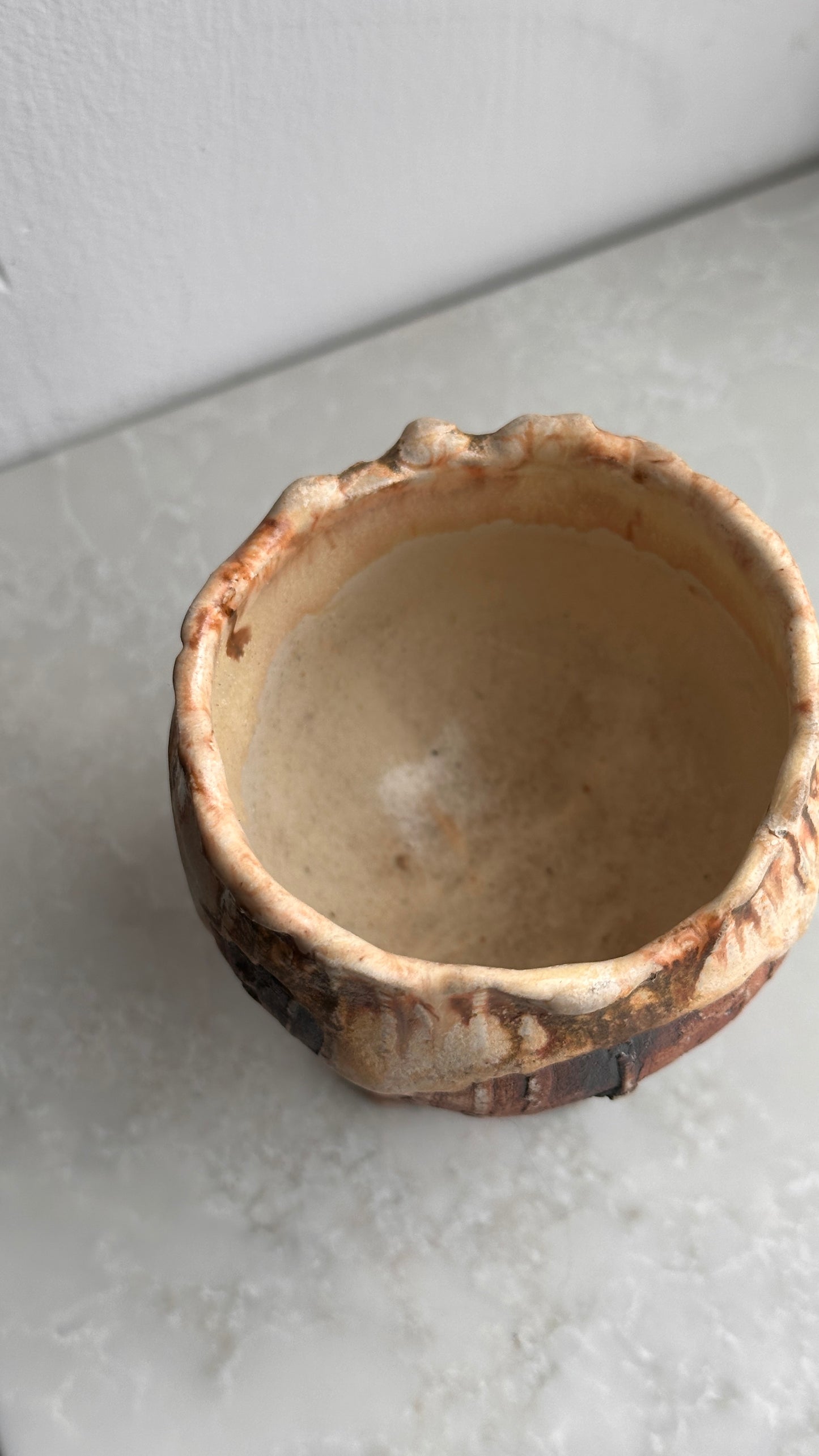 Small Brutalist Ceramic Goblet