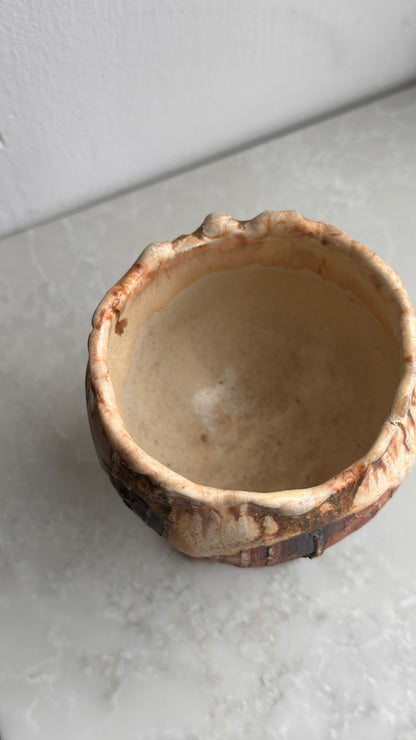 Small Brutalist Ceramic Goblet