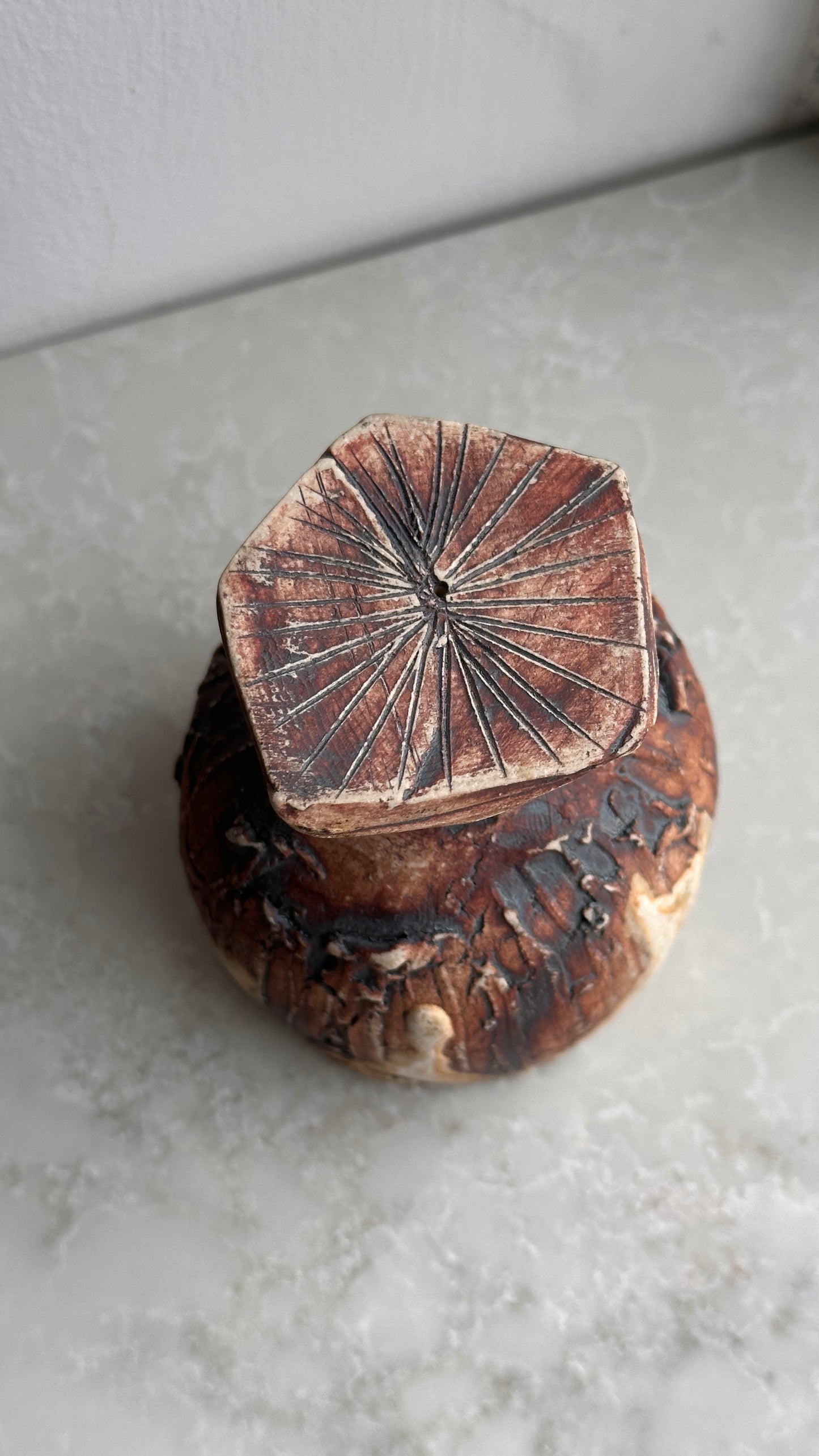 Small Brutalist Ceramic Goblet