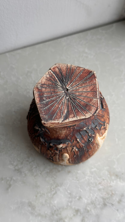 Small Brutalist Ceramic Goblet