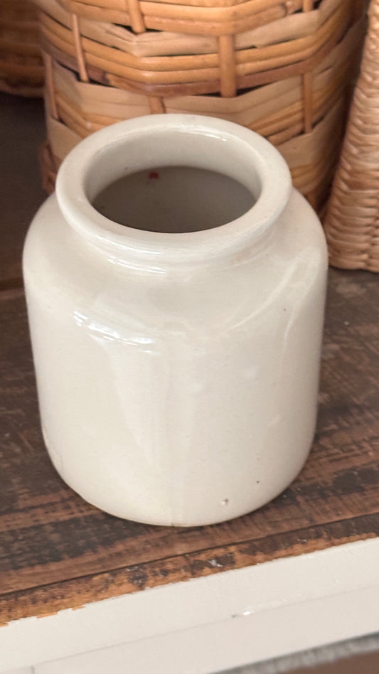 Vintage French Mustard Crock by Lab Lagny