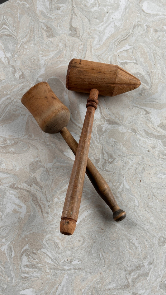 Pair of Wooden Kitchen Tools